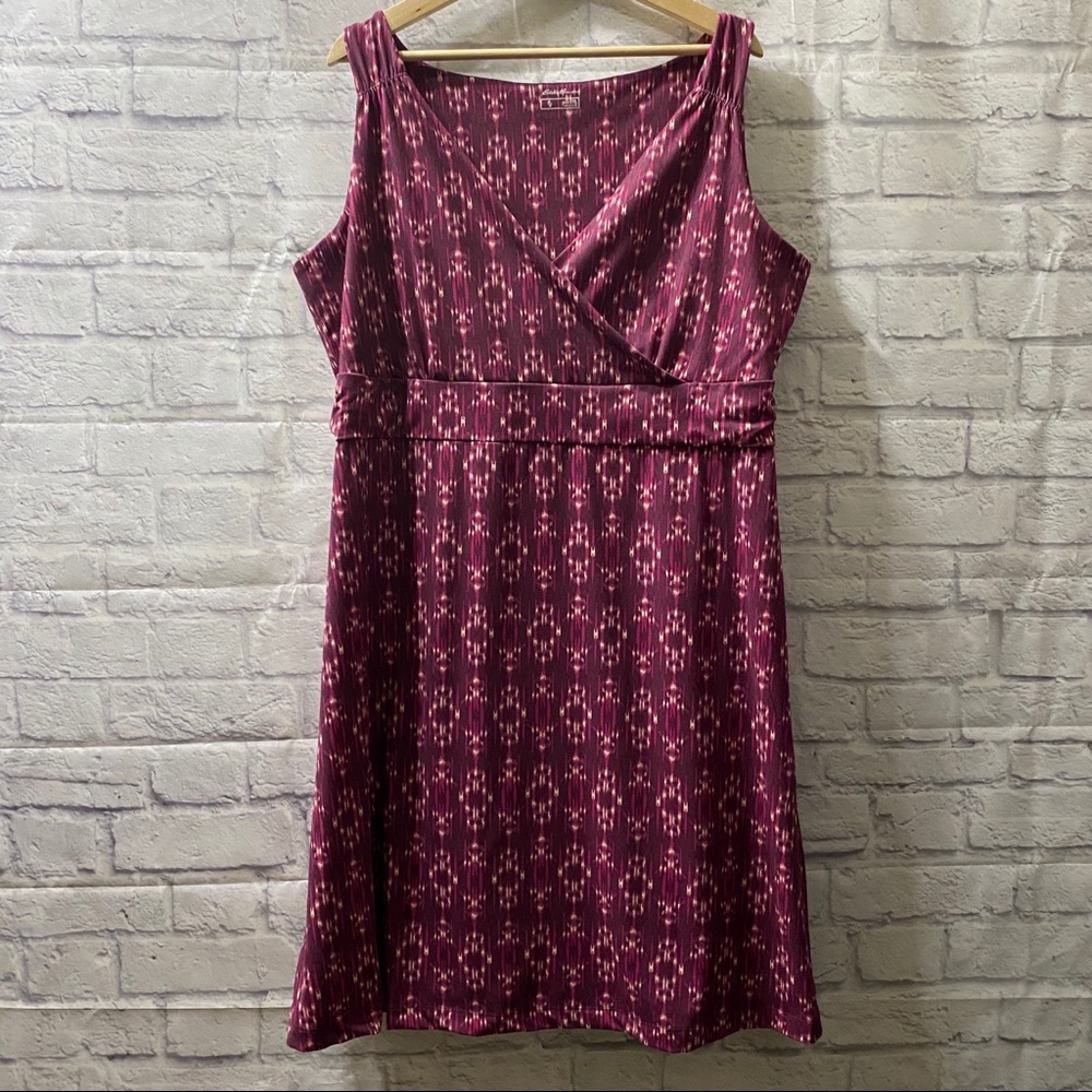 Eddie Bauer Purple Plus Size Sleeveless Dress